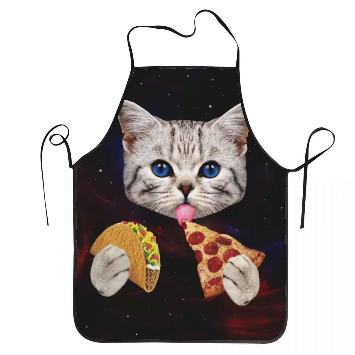 1PC Unisex Space Pizza Cat Apr - Home Cooking For Cats ulasan dan harga