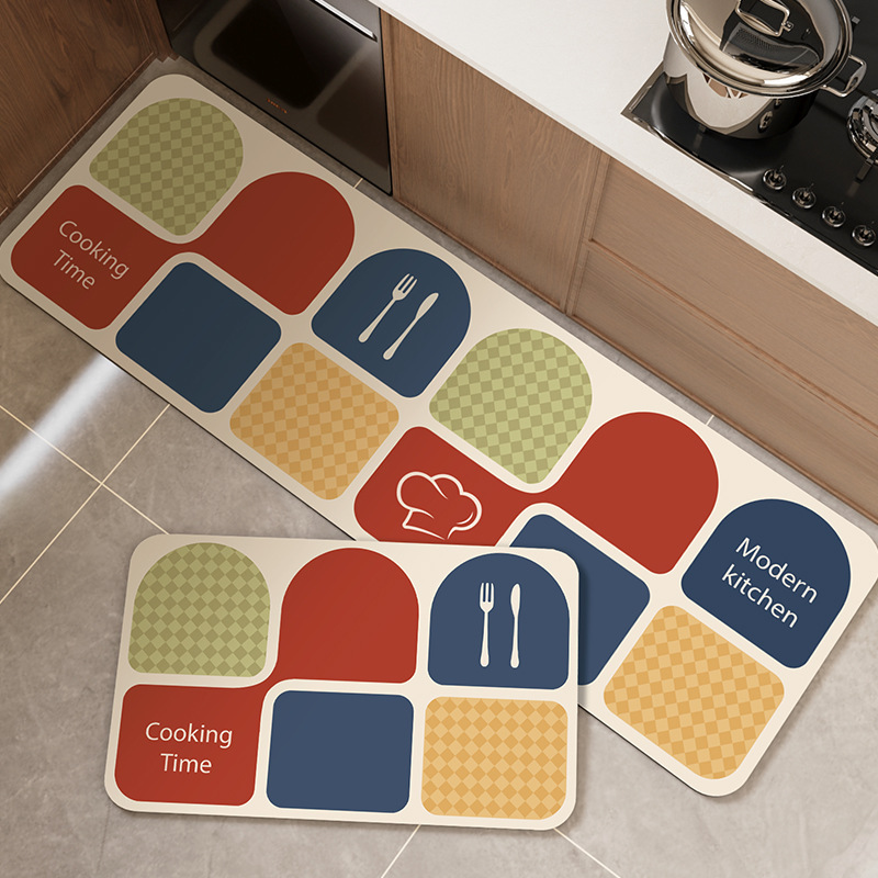 Modern Kitchen Mat Set Non Sli - Home Cooking Made Easy ulasan dan harga