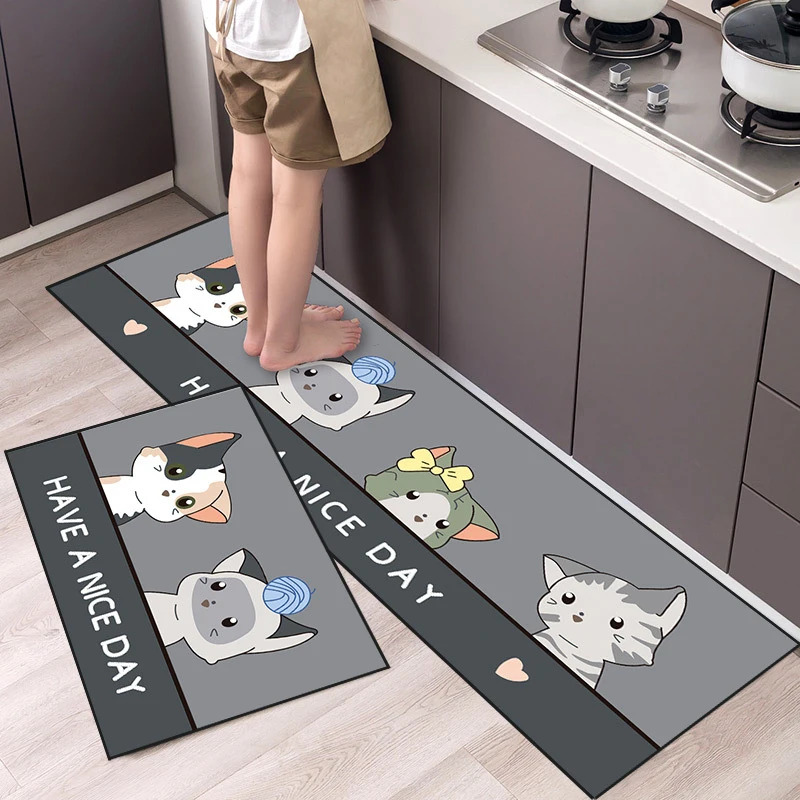 VIKAMA Cute Cat Pattern Kitche - Home Cooking Made Easy ulasan dan harga
