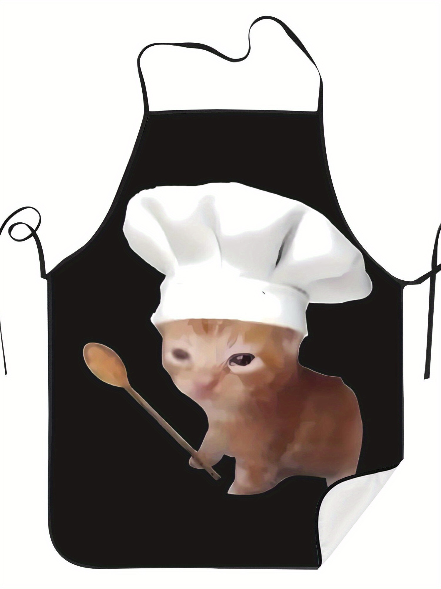 Funny Chef Crying Cat Apron Ki - Home Cooking For Cats ulasan dan harga
