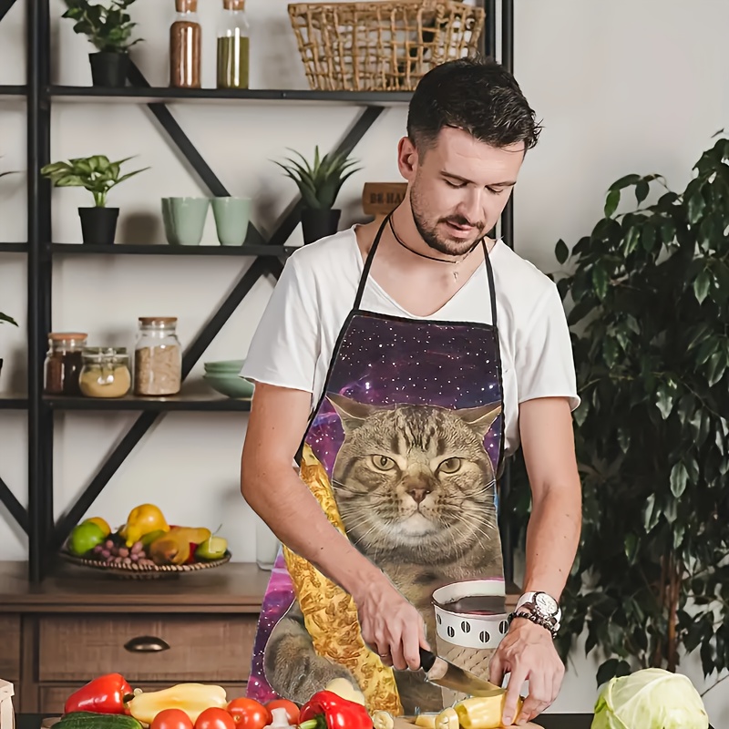 Galaxy Tabby Cat Holding Beer  - Home Cooking For Cats ulasan dan harga