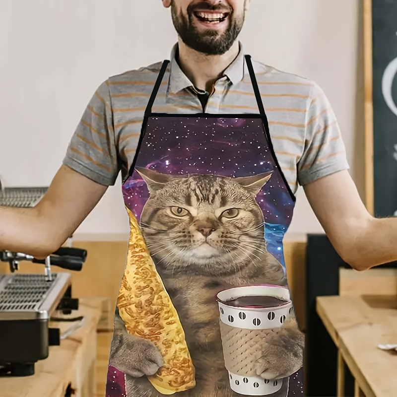 Galaxy Tabby Cat Holding Beer  - Home Cooking For Cats ulasan dan harga