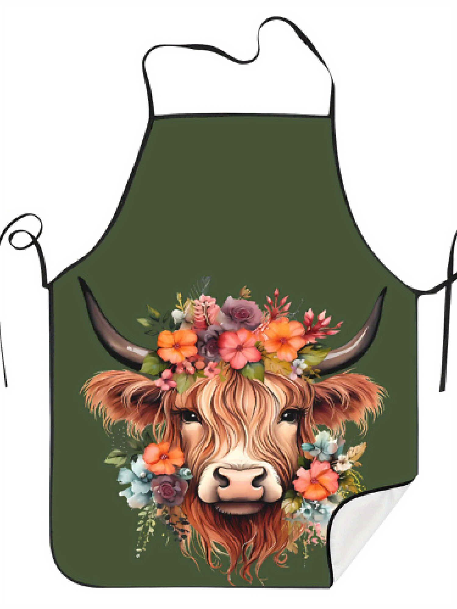 1 Piece of Fun Highland Cow Fl - Home Cooking Ideas ulasan dan harga