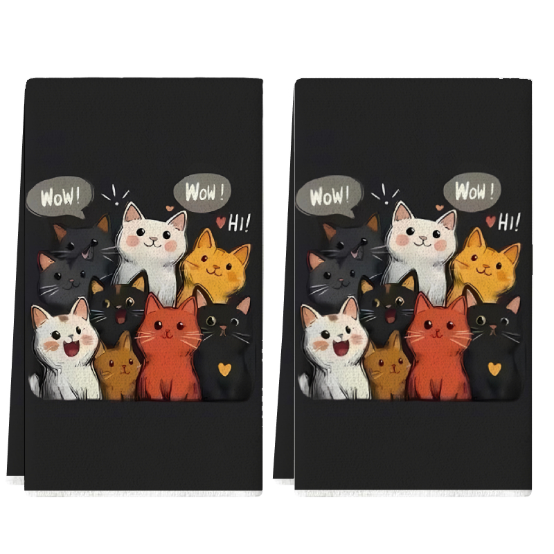 2Pcs, Black Background Cat-The - Home Cooking For Cats ulasan dan harga
