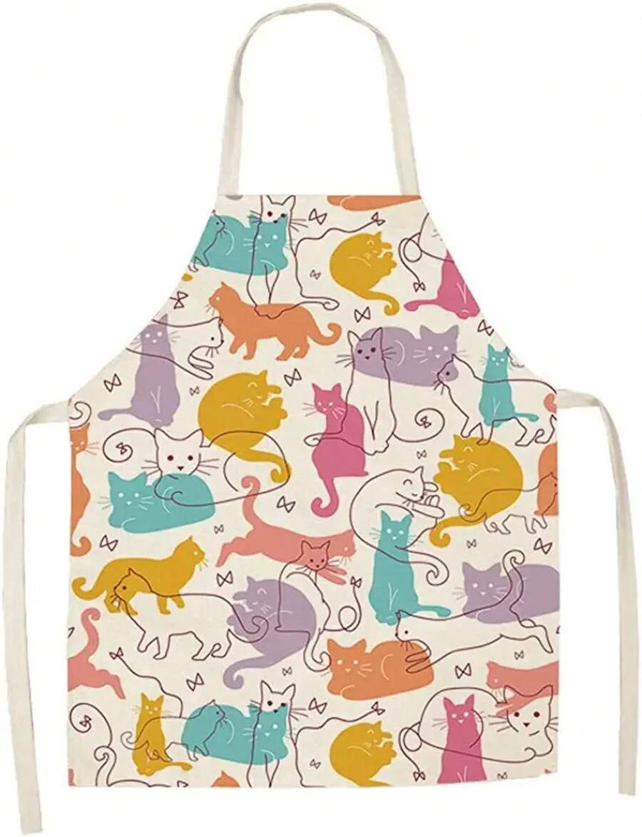 Cute Colorful Cats Pattern Kit - Home Cooking For Cats ulasan dan harga