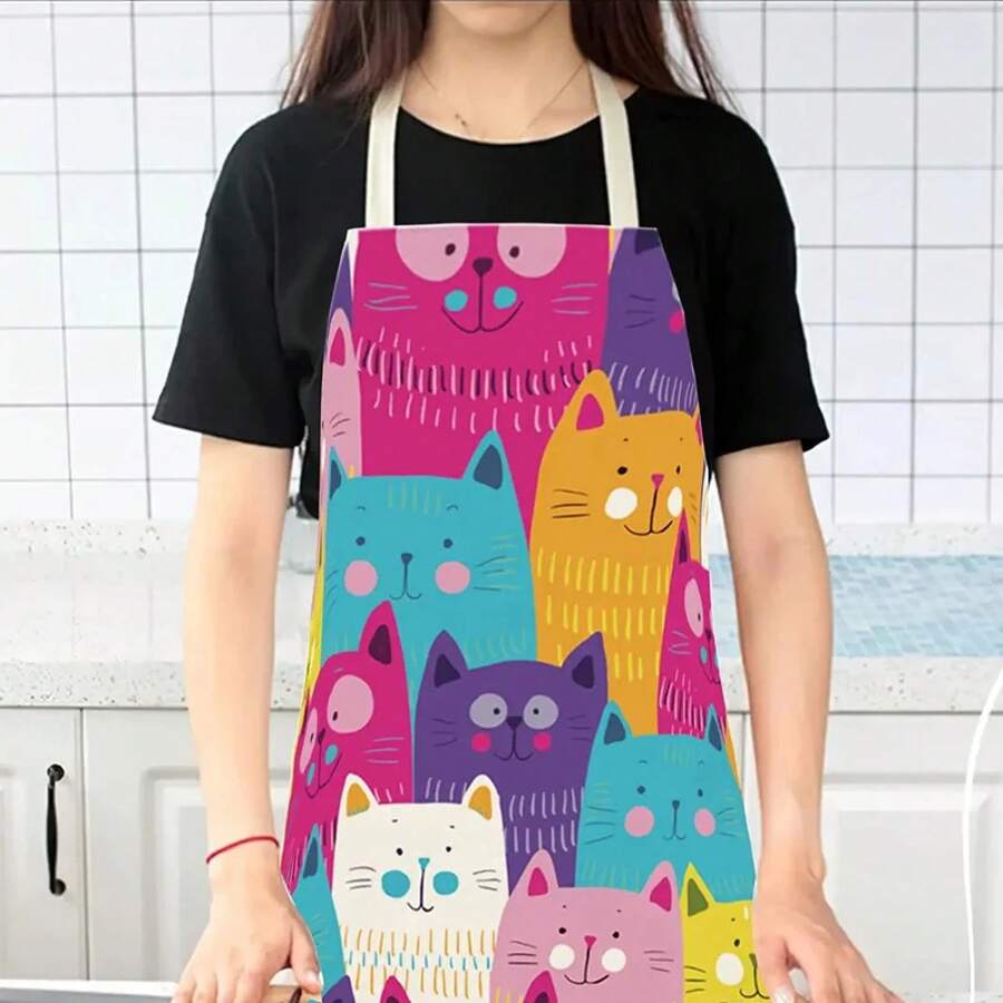 Cute Colorful Cats Pattern Kit - Home Cooking For Cats ulasan dan harga