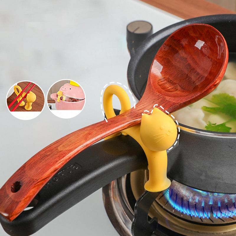 Spoon Rest Cat Shape Spoon Coo - Home Cooking For Cats ulasan dan harga